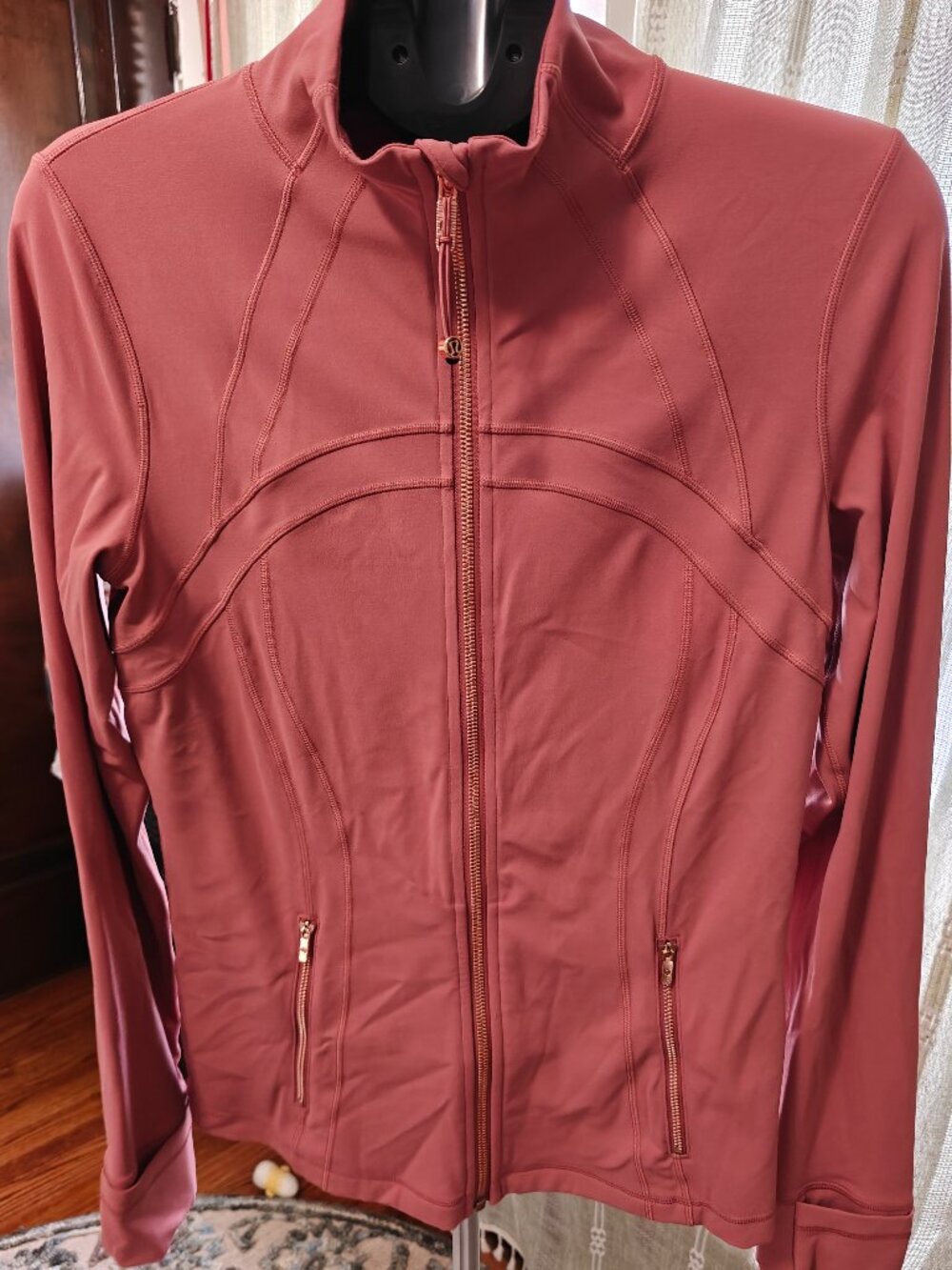Lululemon Define Jacket Nulu Dusk/Rose Gold Size 12